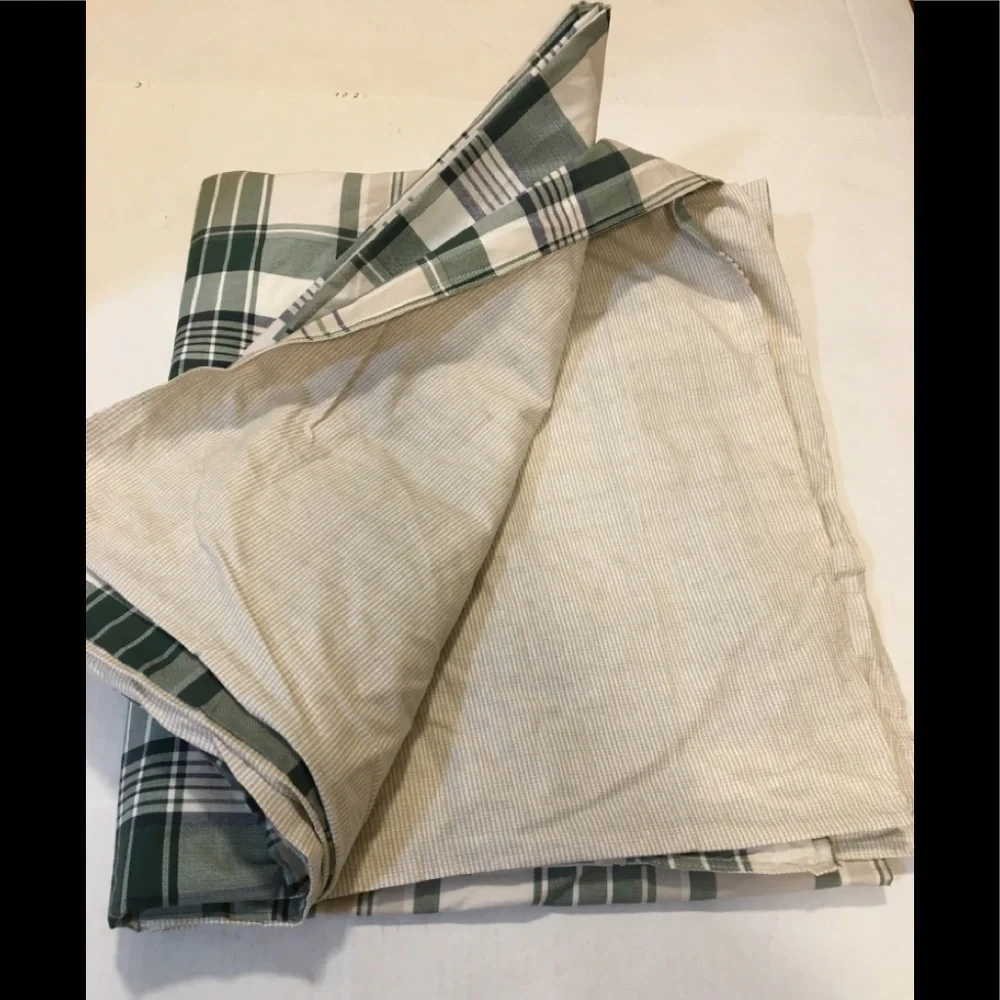 New Eddie Bauer - Timbers Plaid Reversible Duvet Cover